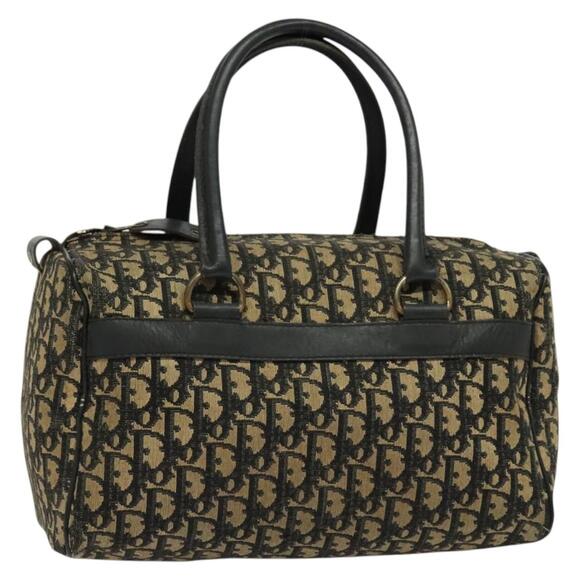 DIOR Trotter Canvas Boston Bag Navy - Picture 1 of 12